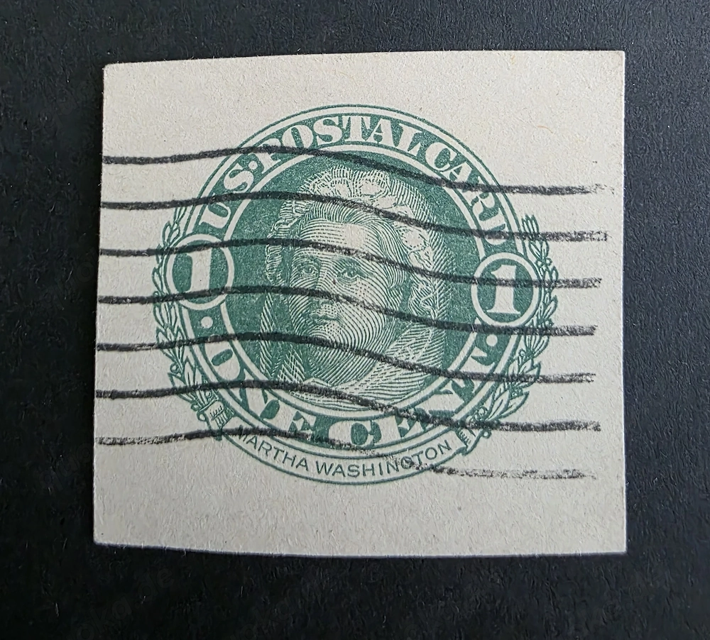 Briefmarke Martha Washington 1 Cent Seltenheit