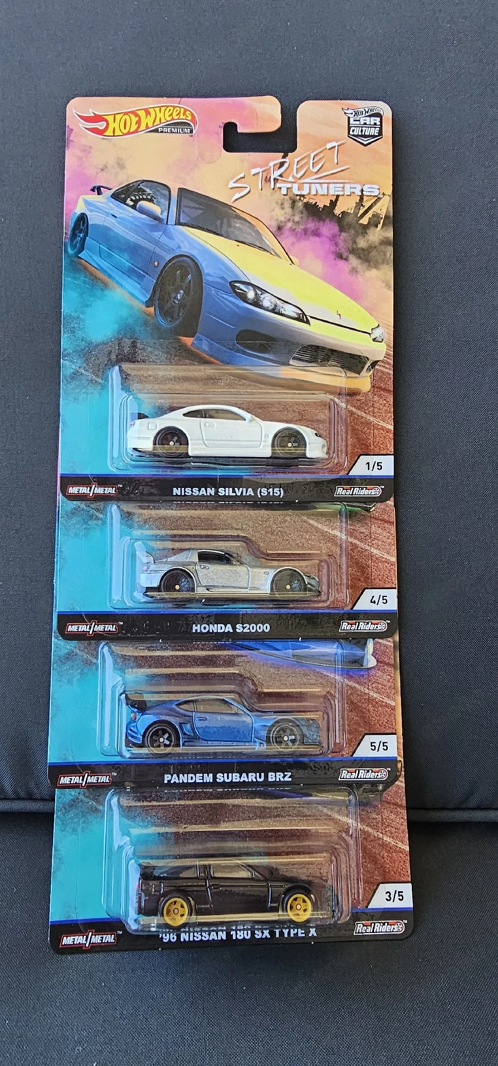 Hot Wheels Premium Street Tuners Set - Real Riders 1:64 Car Culture