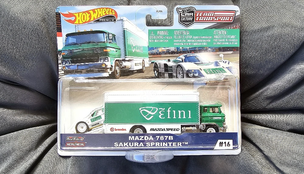 Hot Wheels Premium (Mattel)  Car Culture Team Transport Mazda 787B 