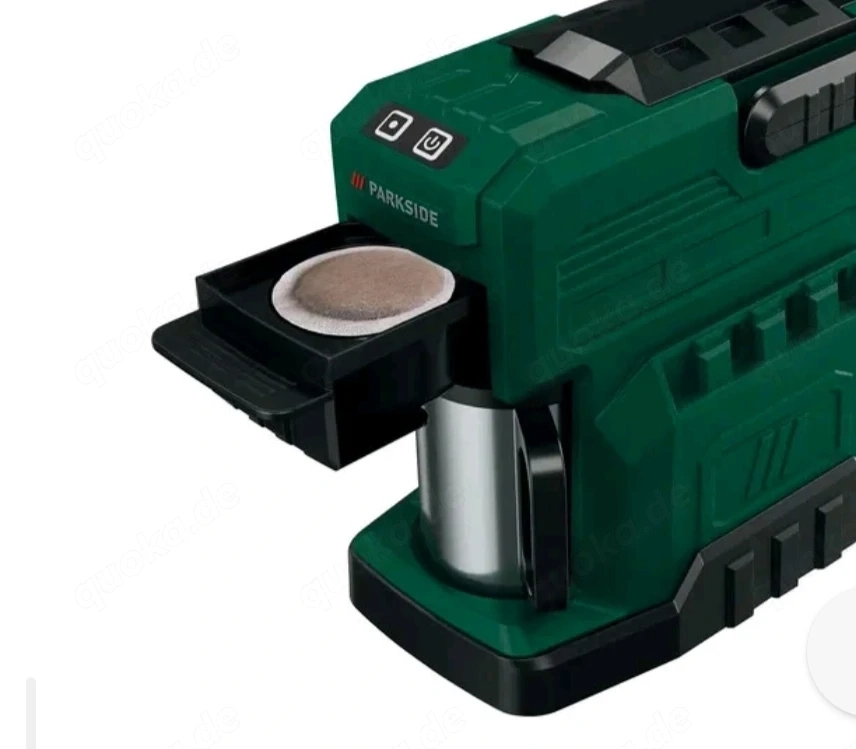  PARKSIDE Akku-Kaffeemaschine PKMA 20 Li A1 mit Akku + OVP Camping Baustelle 