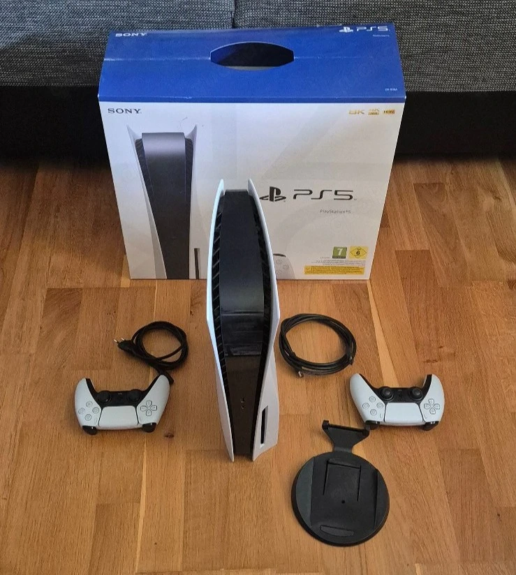 Sony Playstation 5 Disc edition PS5 konsole plus 8 spiele