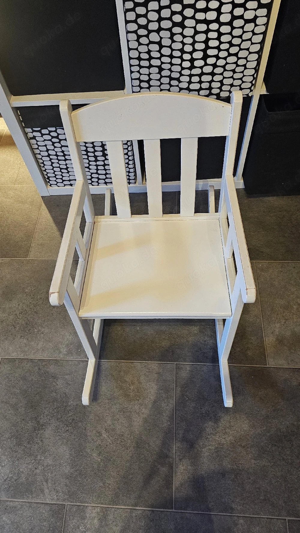 kinder schaukel stuhl weiss