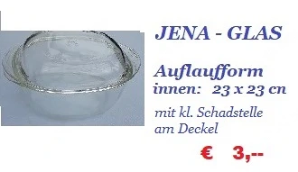 Jena - Glas Auflaufform