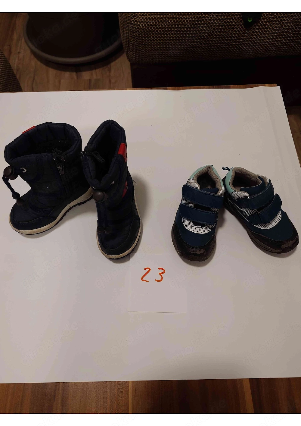 Kinder Schuhe Bundle Größe 23   2 Paar Winterstiefel + Halbschuhe