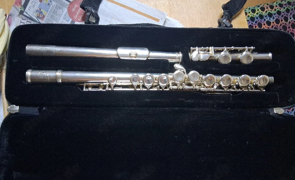 Querflöte Jupiter, Mundstück versilbert