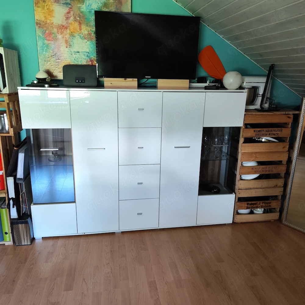 Highboard in weiss