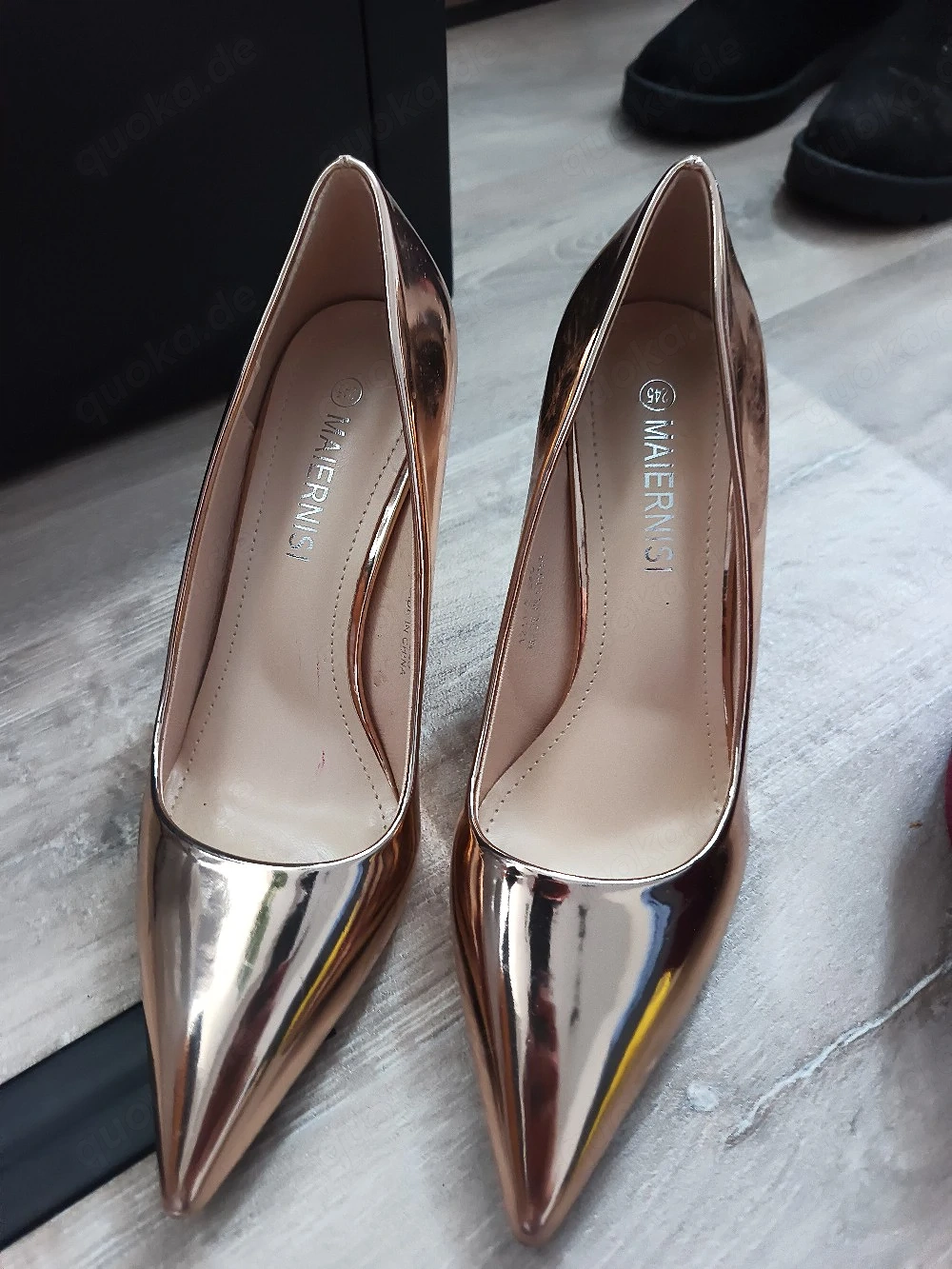 Goldene High Heels