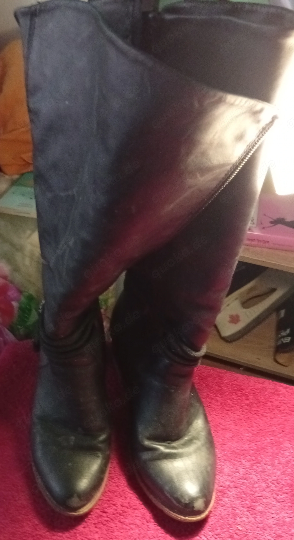 Getragene Stiefel 