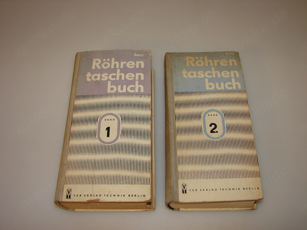 Röhrentaschenbuch Band 1 + 2 Verlag Technik Berlin DDR RFT