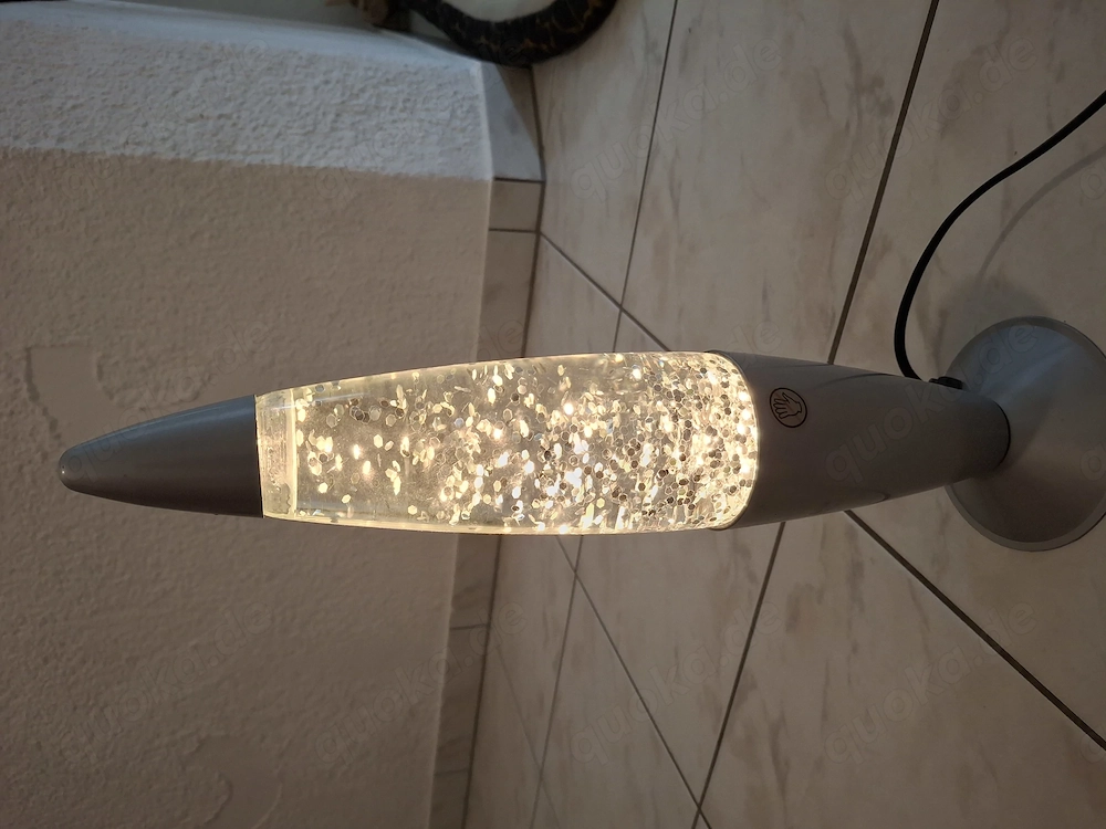 Lavalampe zu verkaufen mit Glitzer