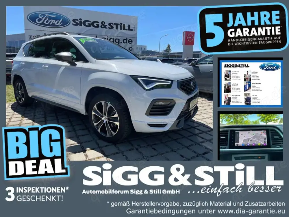 SEAT Ateca 1.5 TSI ACT FR LED*NAV*SPUR-ASS*SHZ*PDC*CAM