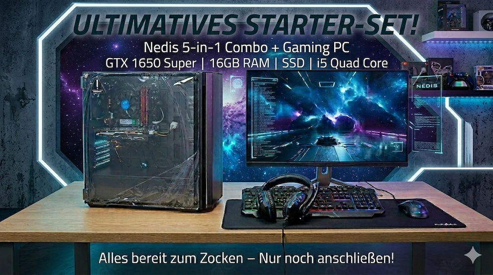Gaming PC | Windows 11 | Office 2024 | i5 | GTX 1650 Super | 16GB