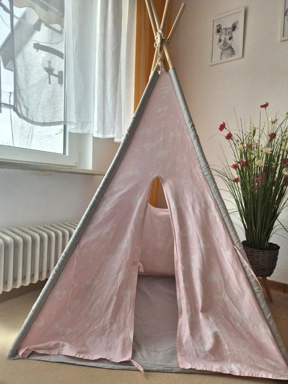 Tipi Spielzelt in rosa