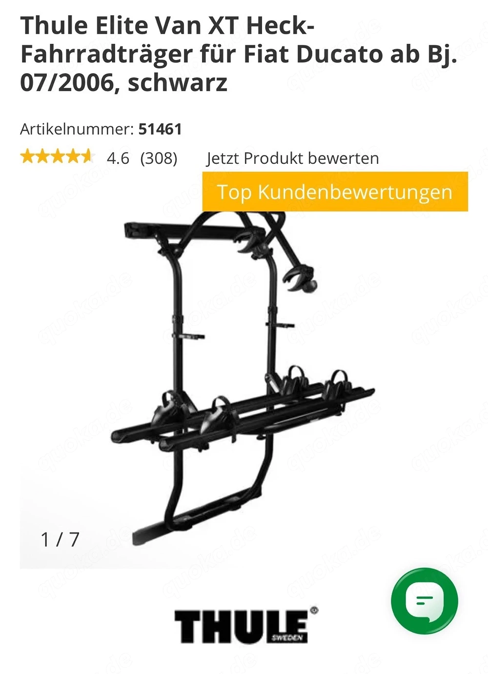 Thule Fahrradträger für Wohnmobil