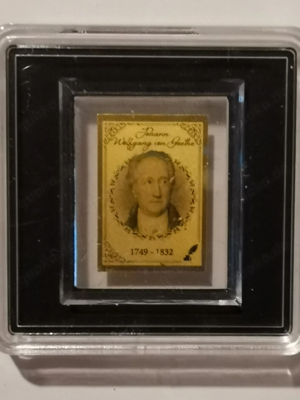 Goldbarren "Johann Wolfgang von Goethe" 1 1000 oz 999er Feingold