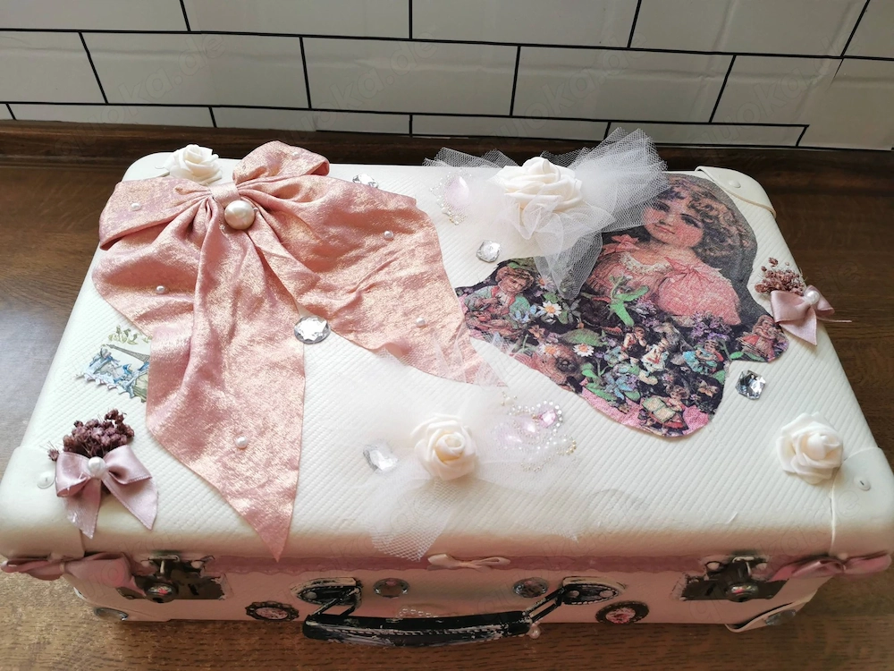 Kleineres niedliches Shabby Köfferchen