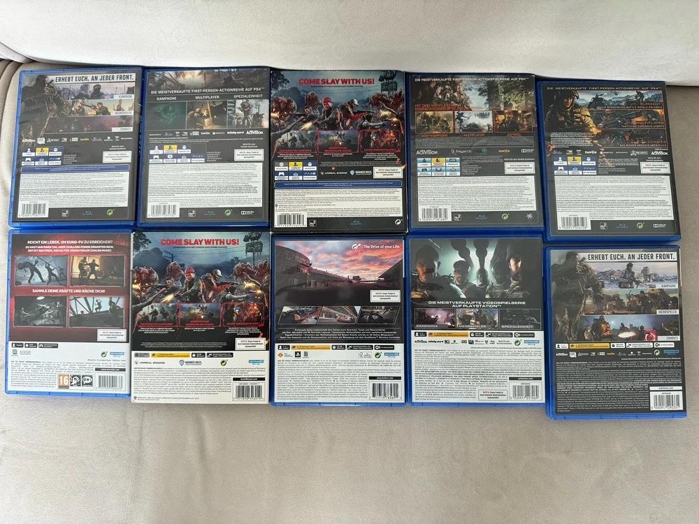 10x PlayStation 4 & PlayStation 5 Spiele Paket (u.a. Call of Duty, Gran Turismo 7)