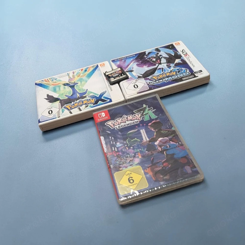 Pokemon Spiele 3ds und Switch 