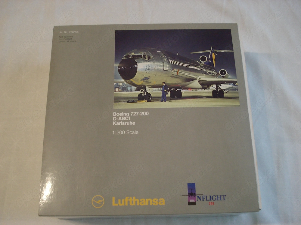 Inflight Boeing 727-200 Lufthansa 1:200 neuwertig OVP