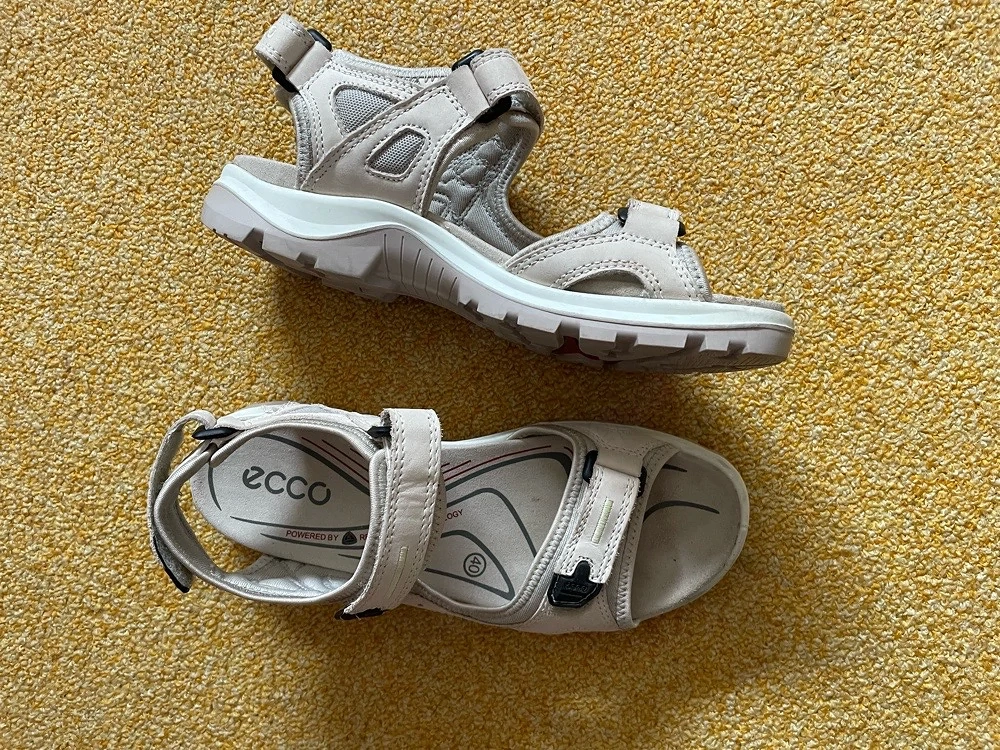 Ecco Offroad Damen Sandale Beige sehr guter Zustand