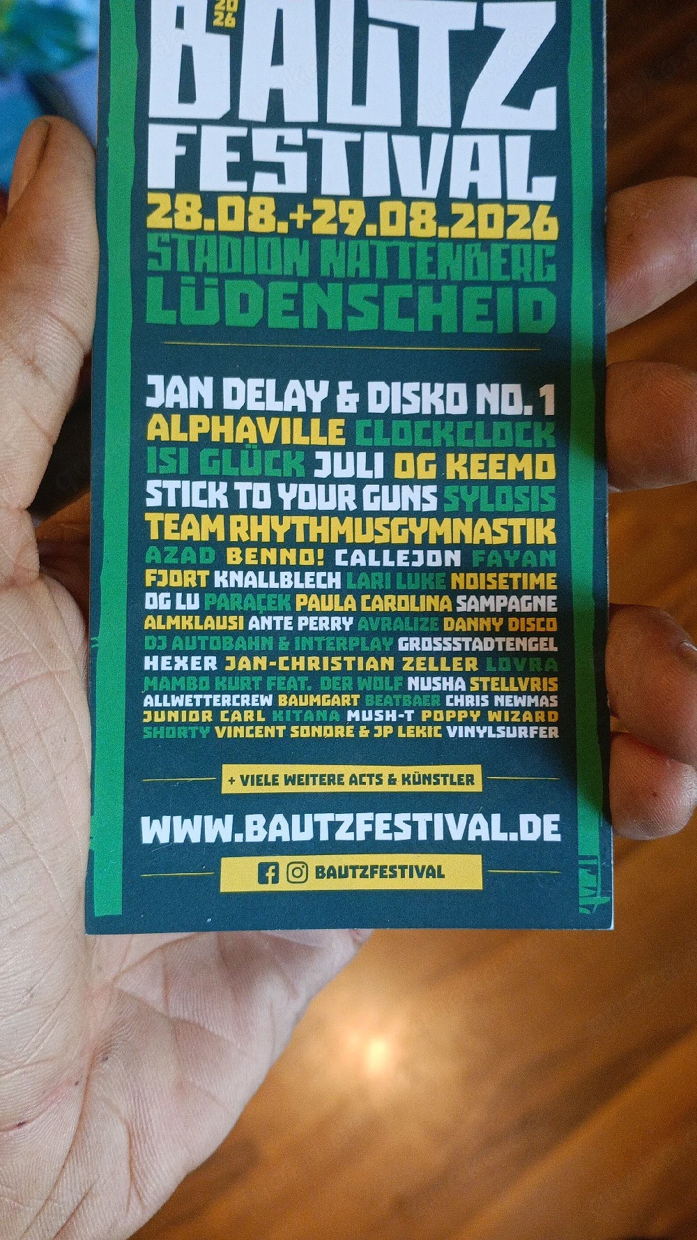 2-Tages-Tickets Bautz Festival + Camping (Günstiger abzugeben!)