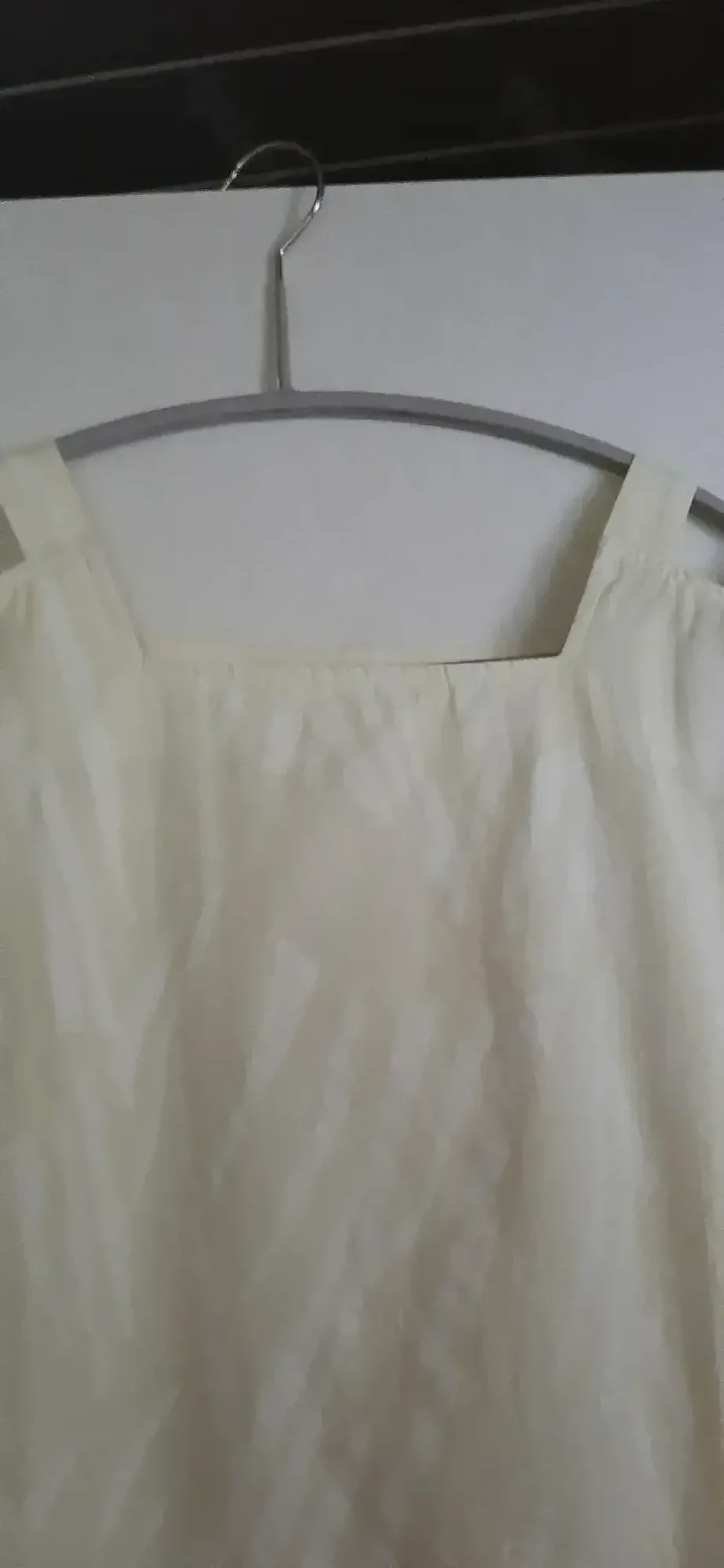 2-teiliges Kleid gelb weiß Gr. M 