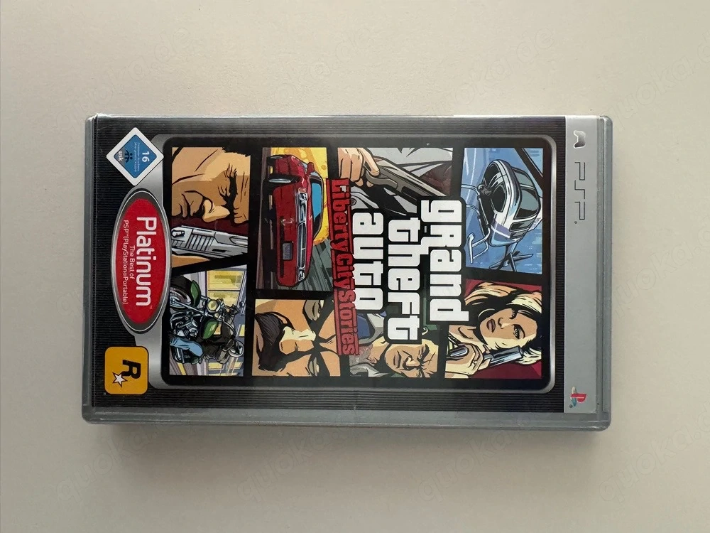 psp mit verschiedenen spielen 