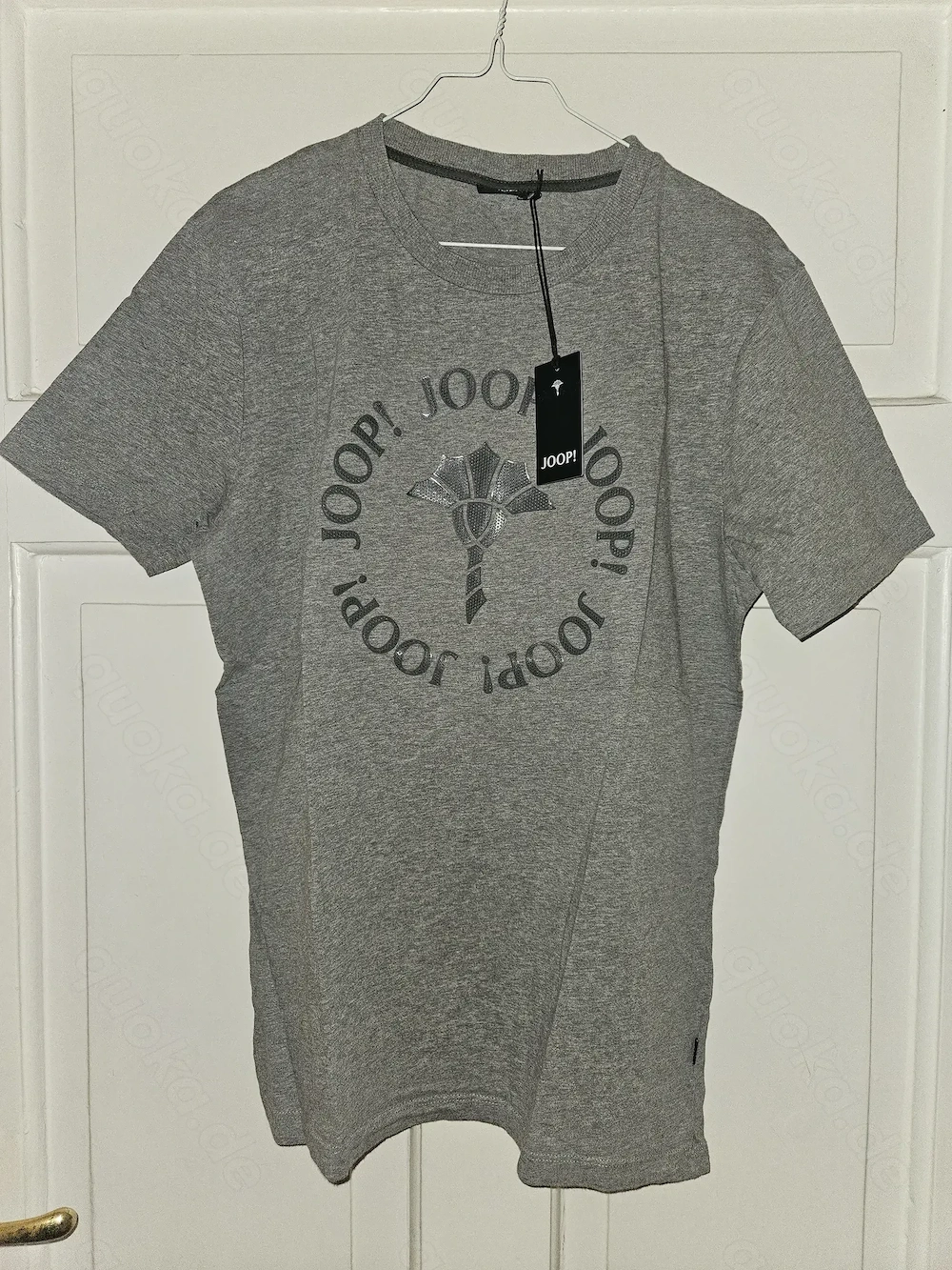 Neu! JOOP Herren T-Shirt grau Größe L Logo Shirt TOP!