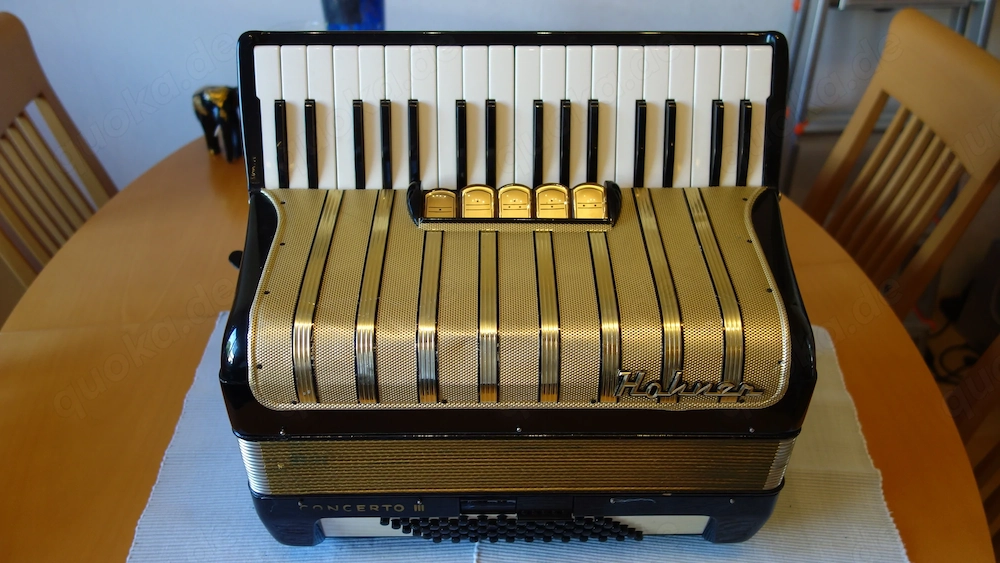 Akkordeon, Hohner, 72 Bässe