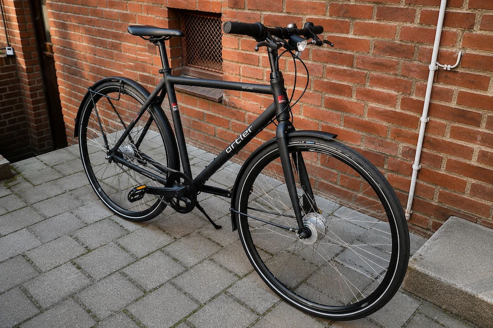 Fahrrad, Herren, mattschwarz, gepflegt, 28 Zoll, RH 54