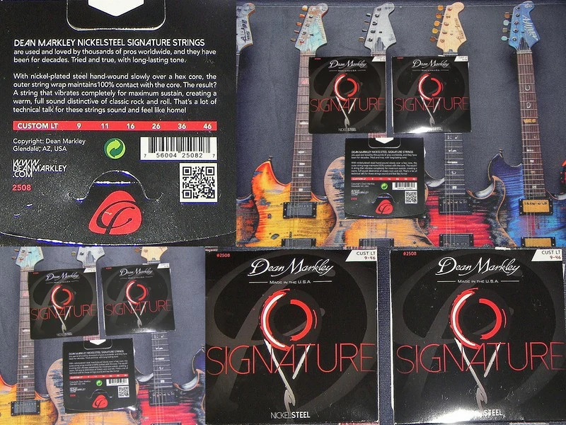 NEU* OVP* Dean Markley Signature CUSTOM LT 2508 *CLT 2508  E-Gitarrensaiten Stärke 9-46