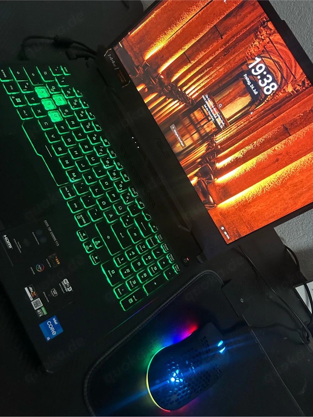 Asus Tuf gaming F15 laptop 