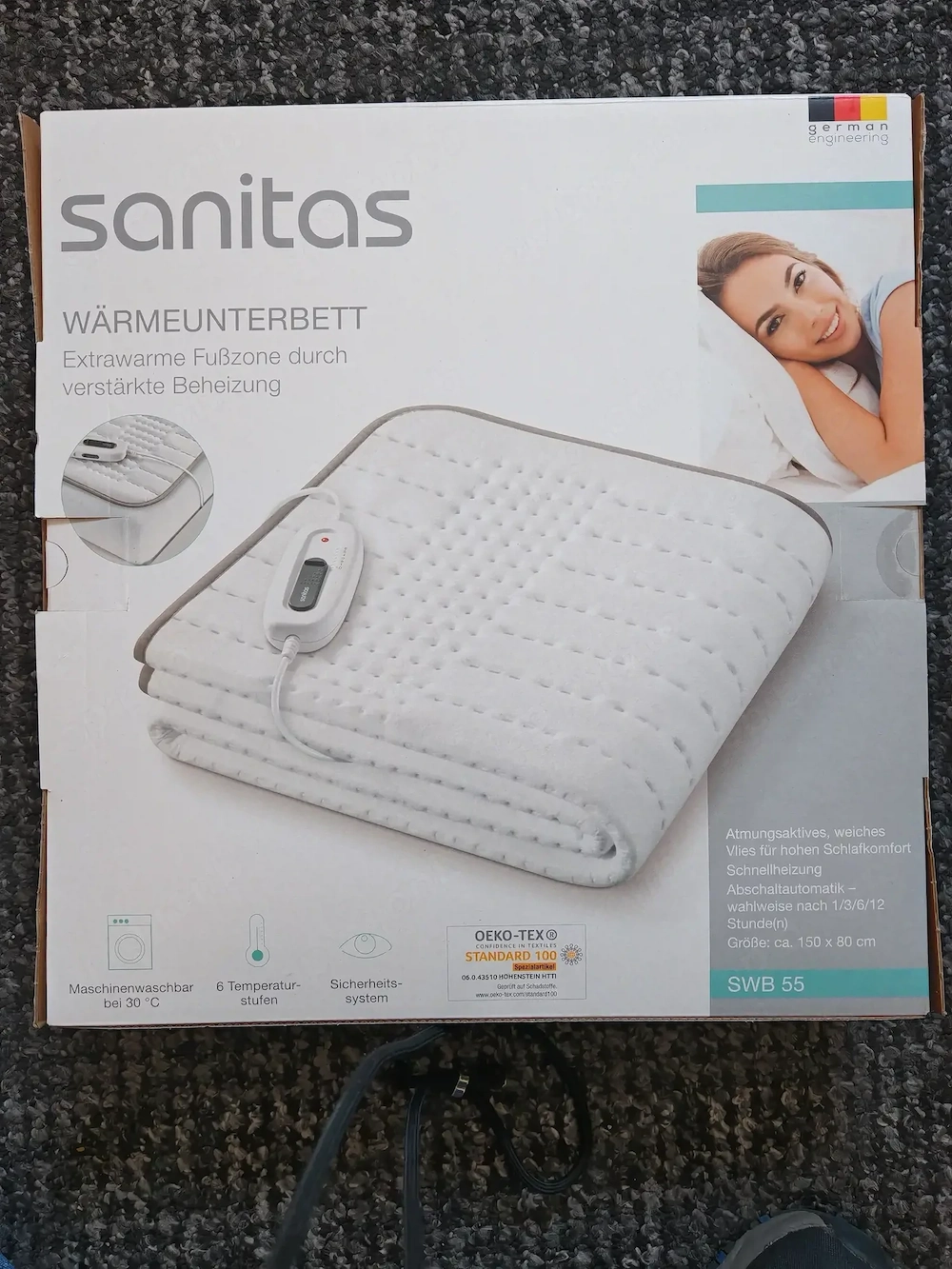 Sanitas SWB 55 Wärmeunterbett   NEU & OVP (150x80 cm)
