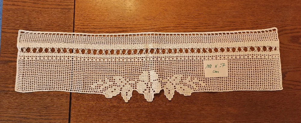Häkelgardine Handarbeit 