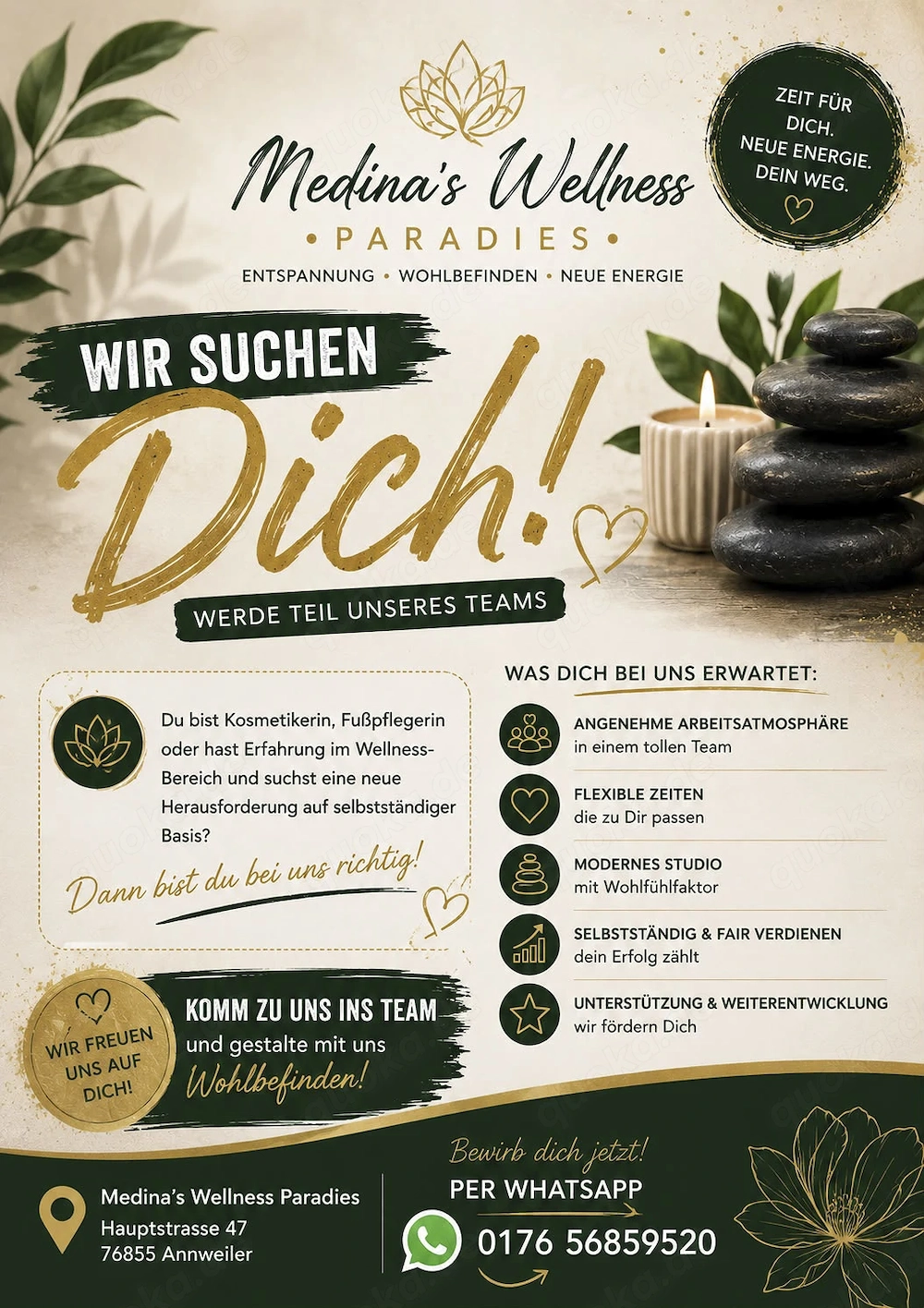Kosmetikerin gesucht auf selbstständiger Basis