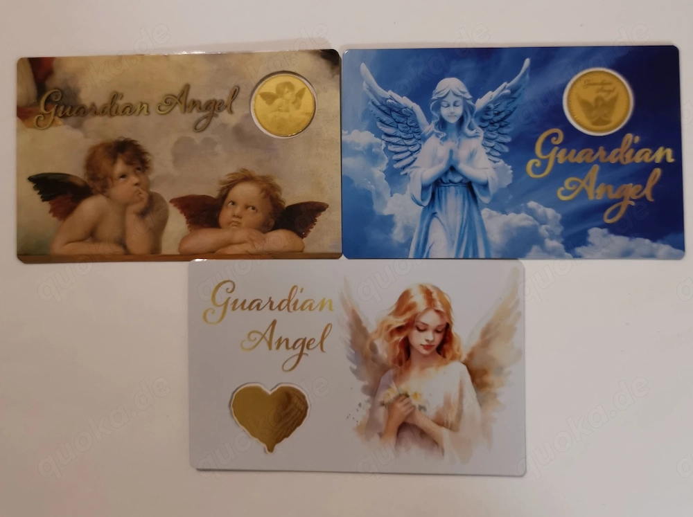 Goldmünzen-Set "Guardian Angels" 3 x 1 1000 oz 999er Feingold