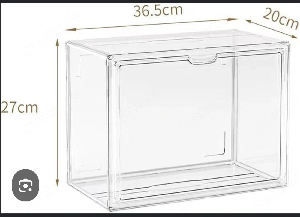 neue Kunststoff Vitrine mit magnet