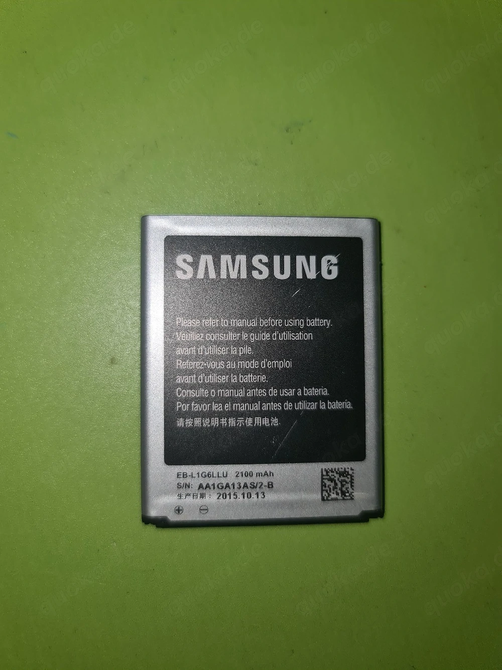 Samsung Akku 2100mAh 3,8V intern Schwarz