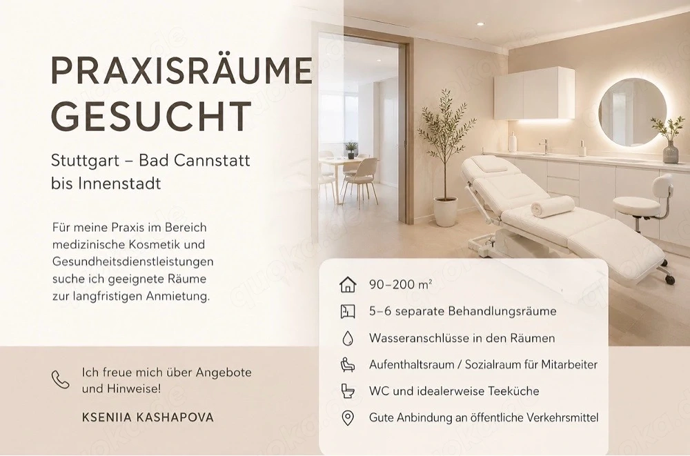 Praxisfläche gesucht