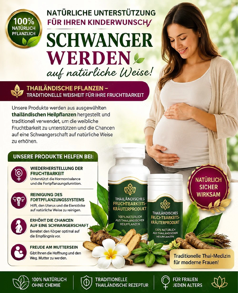 Entdecken Sie neue Hoffnung, erleben Sie die Freude aufs Neue, schwanger zu werden. Ihr natürlicher 