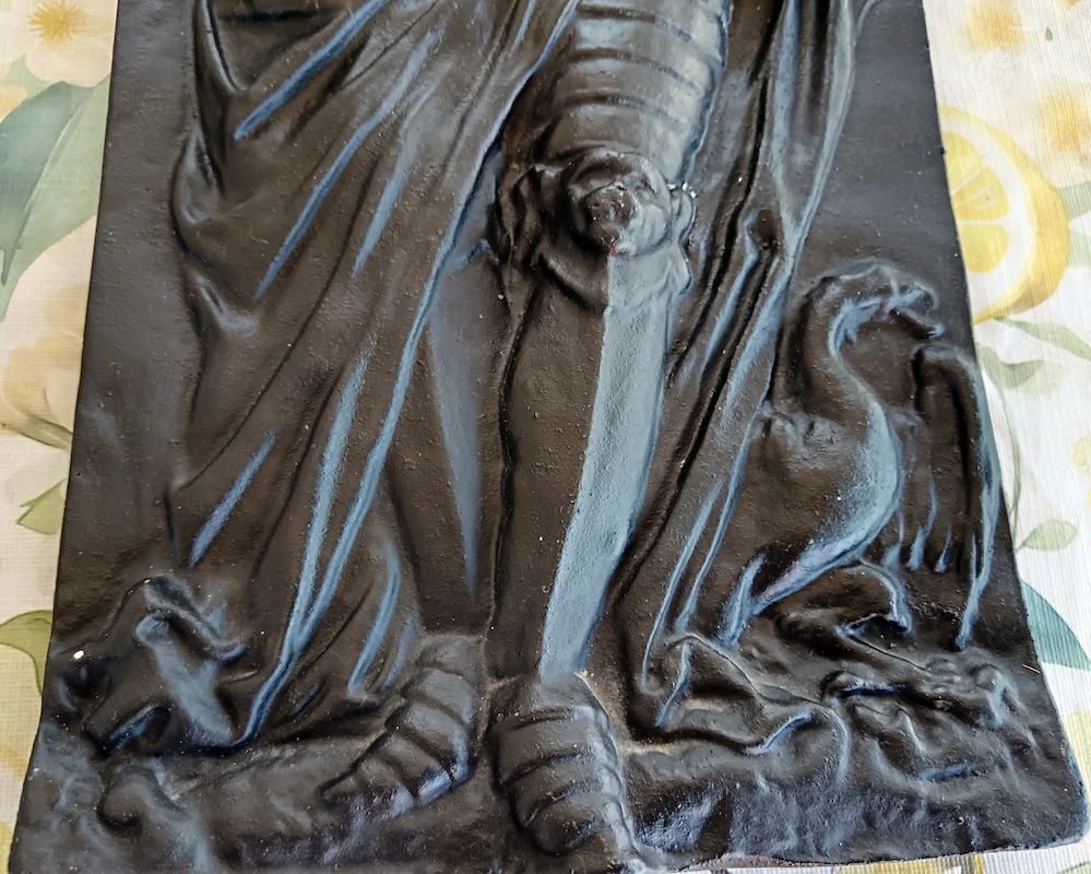  Wandrelief ,Wandbild Guss - Karl der Große (CAROLVS MAGNVS)