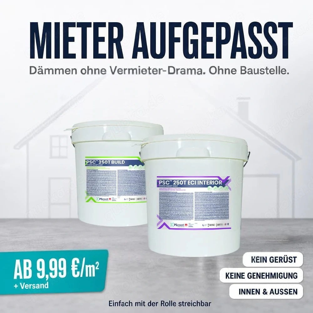PScoat - Erste WDVS Nano - Dämmung, mehr Wohnkomfort | ab 9,99 
