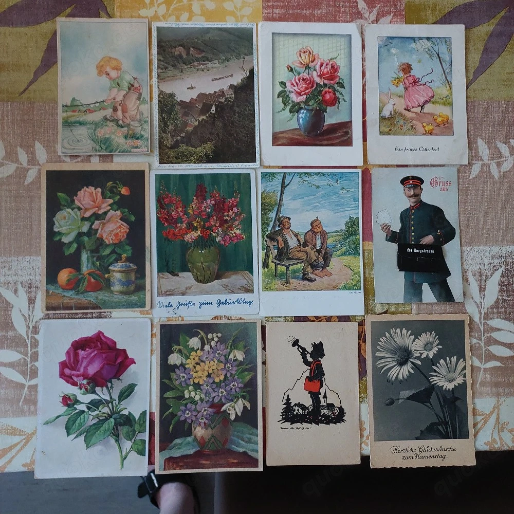 Alte Postkarten im Auftrag zu verkaufen 