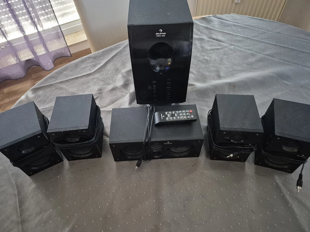 Auna Areal-525 5.1 Surround Sound System   Komplett mit Fernbedienung