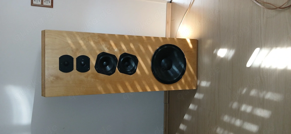 Lautsprecherboxen Multiplex 20mm, Holz, 2x, 2x100Watt 