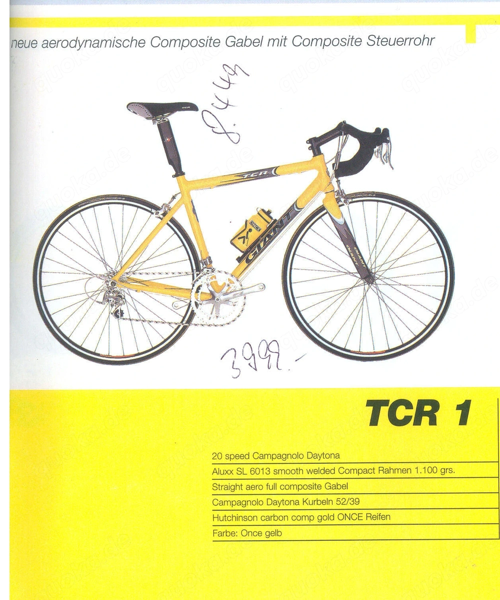 GIANT Rennrad Modell TCR 1