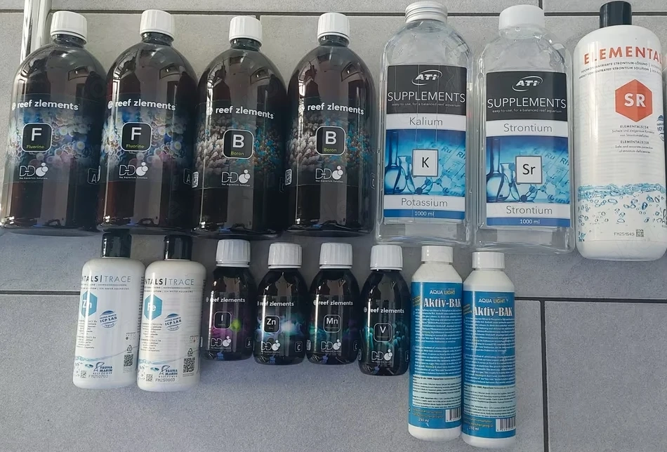 Spurenelemente   Balling Salze für Meerwasser Korallen
