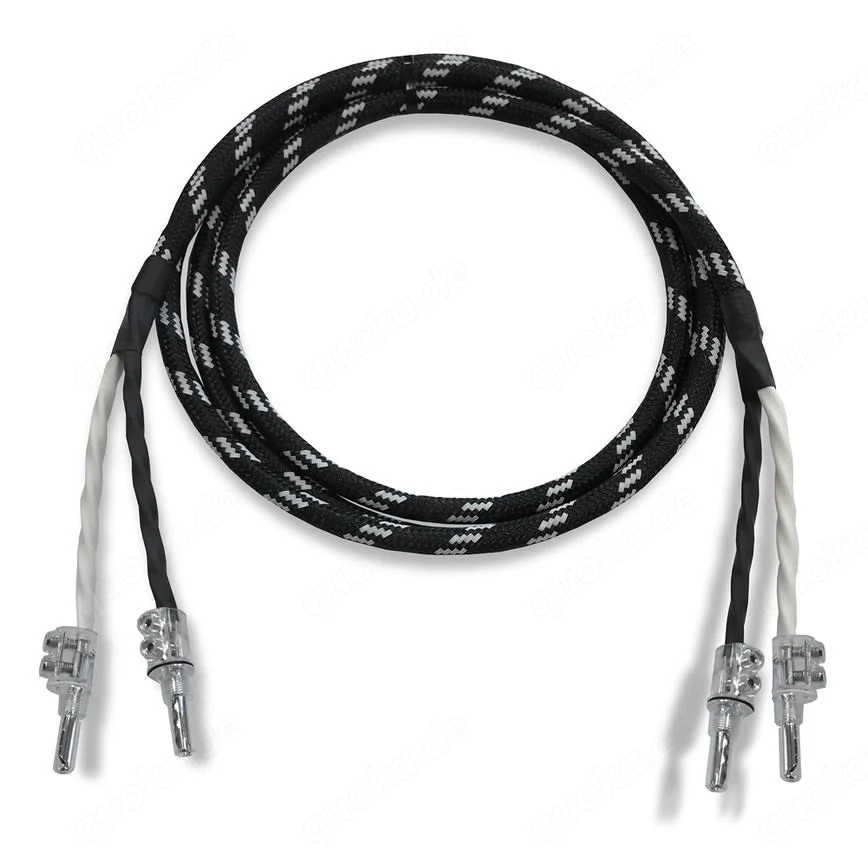 Inakustik Lautsprecherkabel LS-1102 mit Referenz Banana BFA-103 in 2 Meter