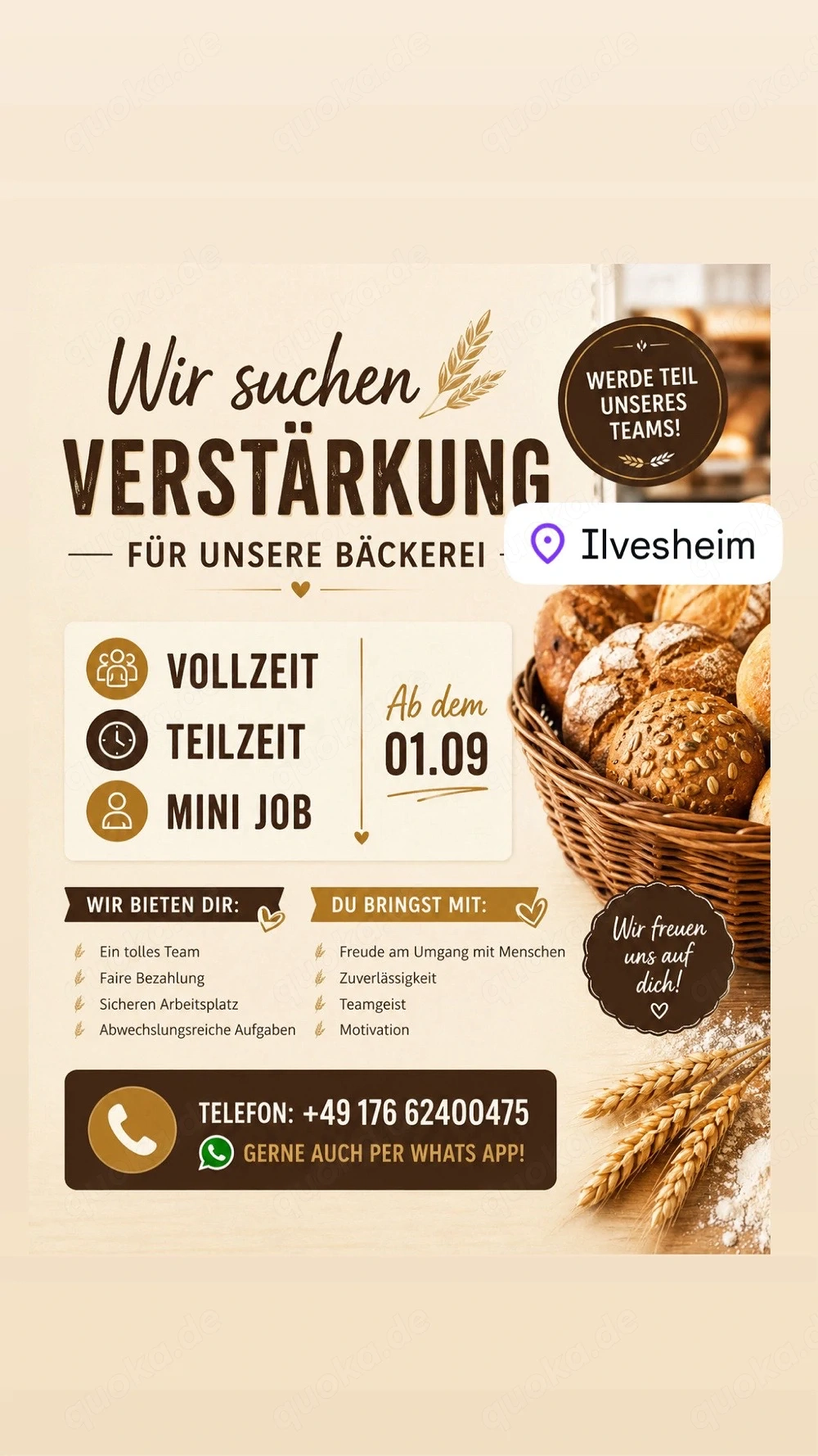 Verkäufer in -Bäckerei Ilvesheim
