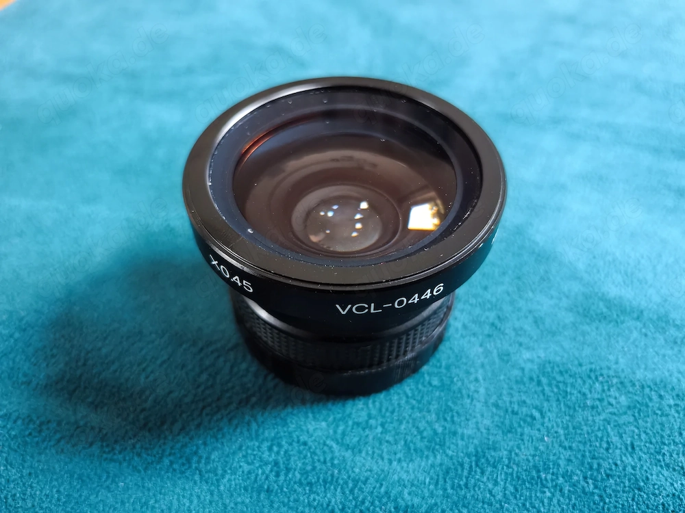 Sony VCL-0446 Vintage Video 8 Kamera Fischauge-Linse 46mm 0.45x